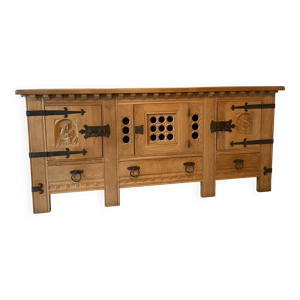 buffet en chêne massif