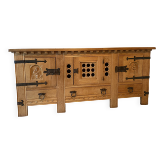 solid oak sideboard