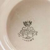 3 plats de service Longwy Carmen jaune