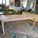 Solid oak farmhouse table 220 X 80 cm