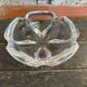 Vintage DAUM Crystal Petal Shaped Ashtray Pocket Video #D8