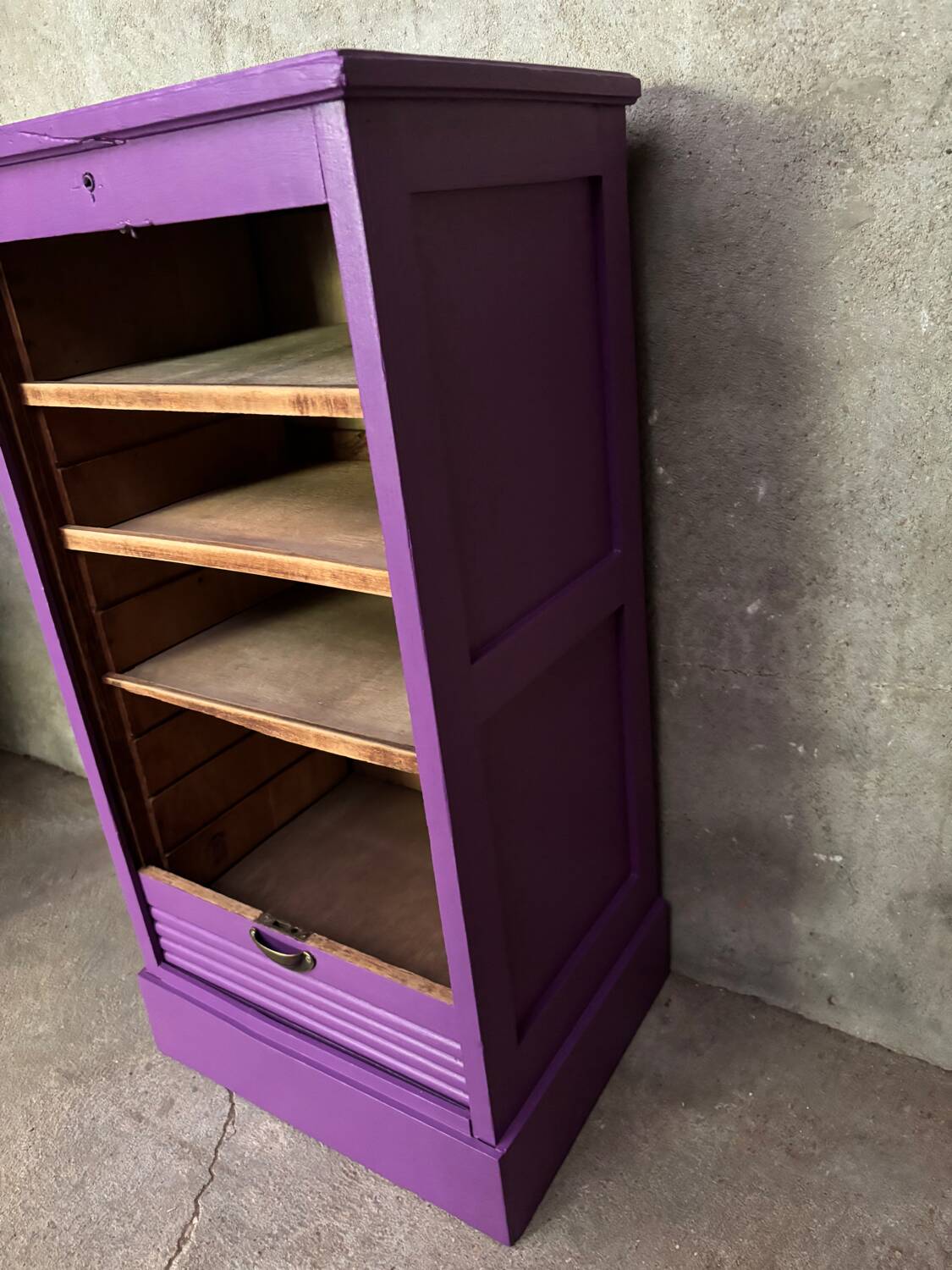 Purple notary cabinet / filing cabinet