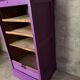 Meuble de notaire, classeur violet