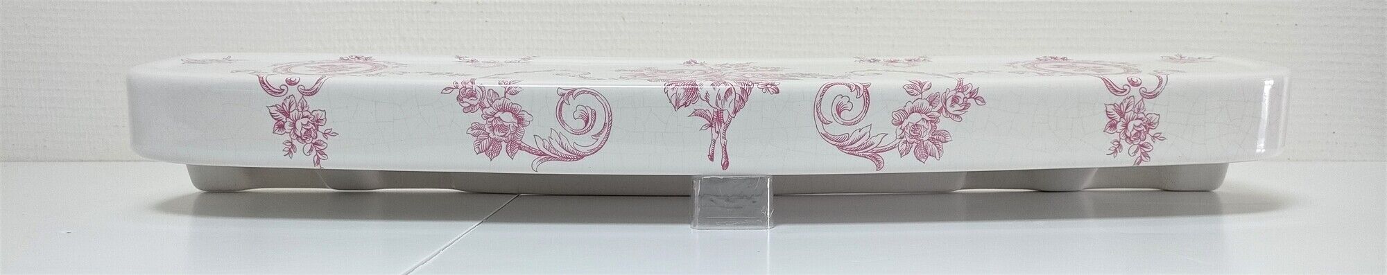 shelf porcelain earthenware of Paris floral decoration style toile de Jouy
