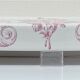 shelf porcelain earthenware of Paris floral decoration style toile de Jouy