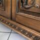 Old carved sideboard Portugal vintage solid wood