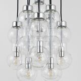 Impressive cascading hourglass chandelier Doria, Space Age, Germany, 1960s.