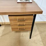 Vintage desk feet black metal