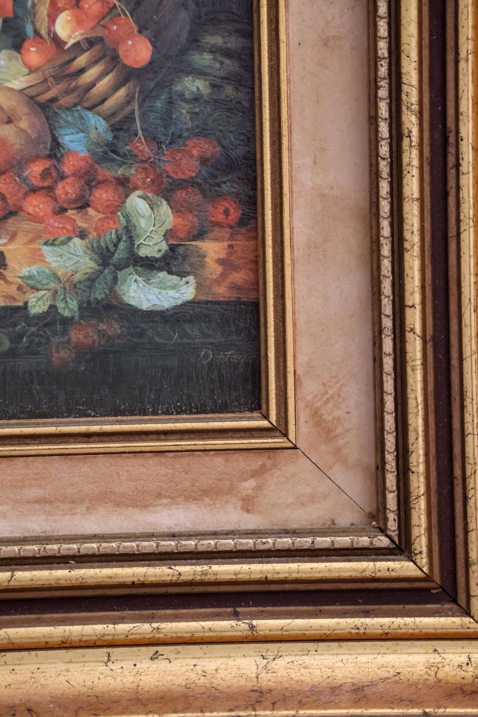 Still life oil painting painting signed