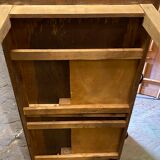 Old solid oak farm table stripped