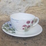 Set of 2 cups Gien L'Herbier du Roy