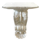 White Patinated Wall Console Shelf
