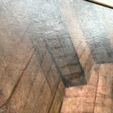 Abstract diptych "deconstructed architecture", France 1970