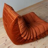 3-seater sofa, armchair and ottoman Togo model designed by Michel Ducaroy 1973