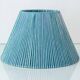 Fajalauza Ceramic Table Lamp with Hand-Woven Lampshade, Granada, Spain