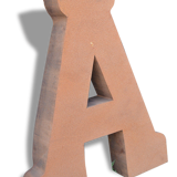 Industrial letter "A" steel