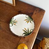 Floral pattern dessert plate
