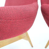 1960s Pair of Miroslav Navratil lounge Chairs, Czechoslovakia