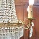 Louis XVI style hot air balloon chandelier with tassels