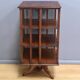 Large Revolving Bookcase in Solid Mahogany – Late 19th Century
