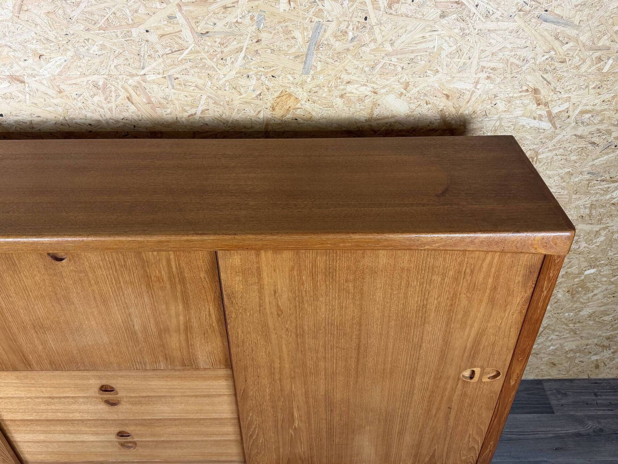 1960s 1970s Teak Sideboard Highboard by H.W. Klein for Bramin Denmark