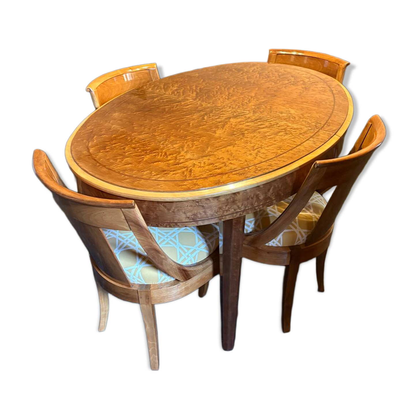 Art Deco dining room table and chairs