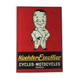 Advertising lithographed plate