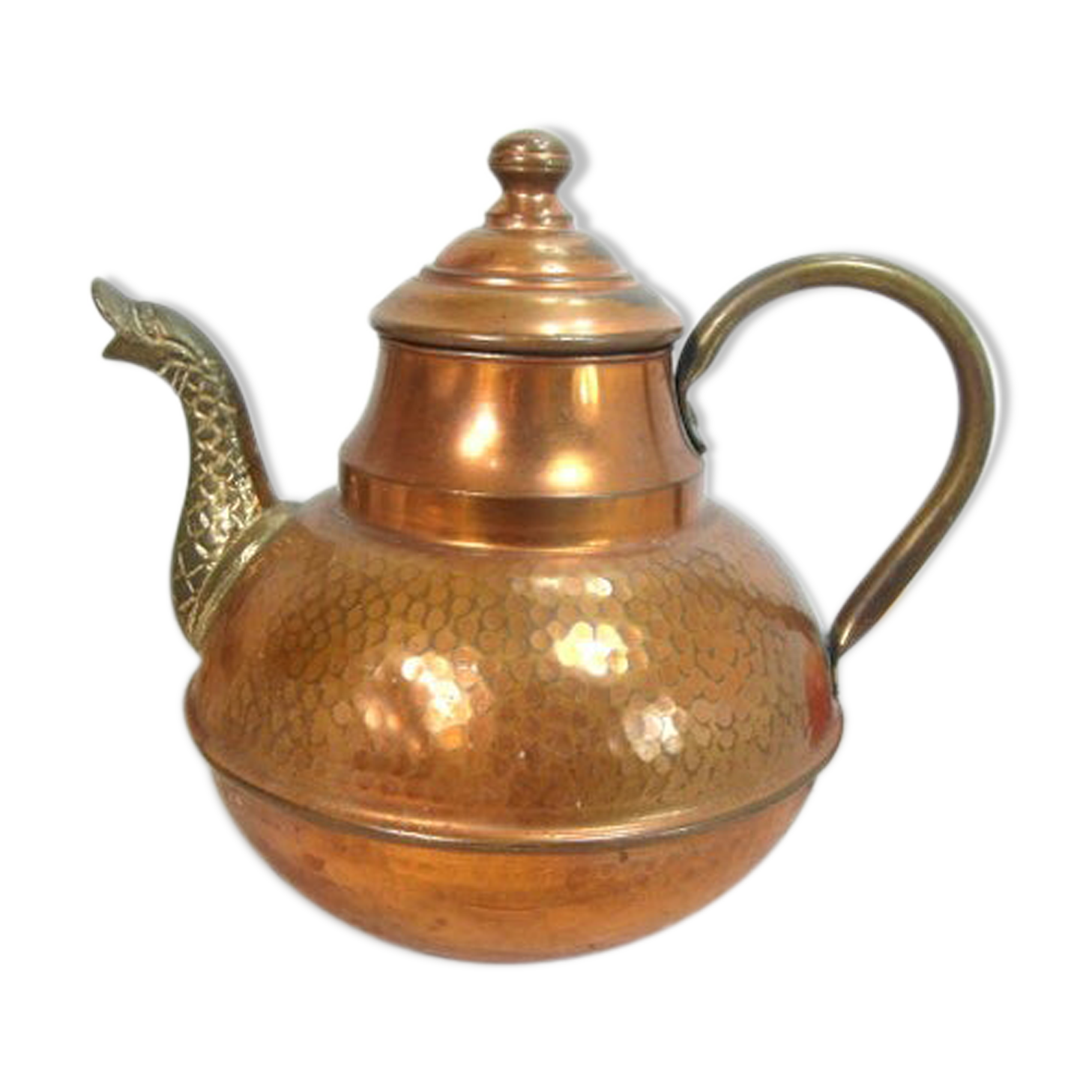 Vintage copper teapot