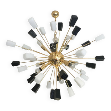 Lustre en verre de Murano