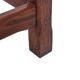 Vintage rattan stool with oak, 60s wabi sabi design, minimalist