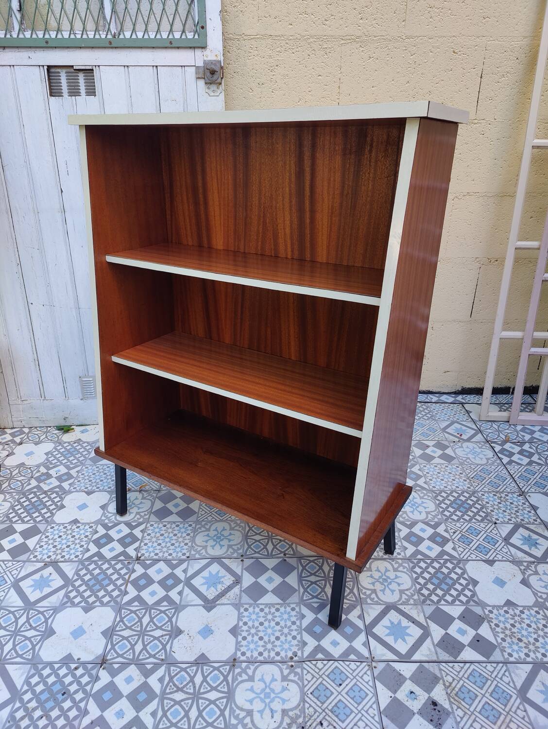 Bibliothèque vintage style mid-century modern