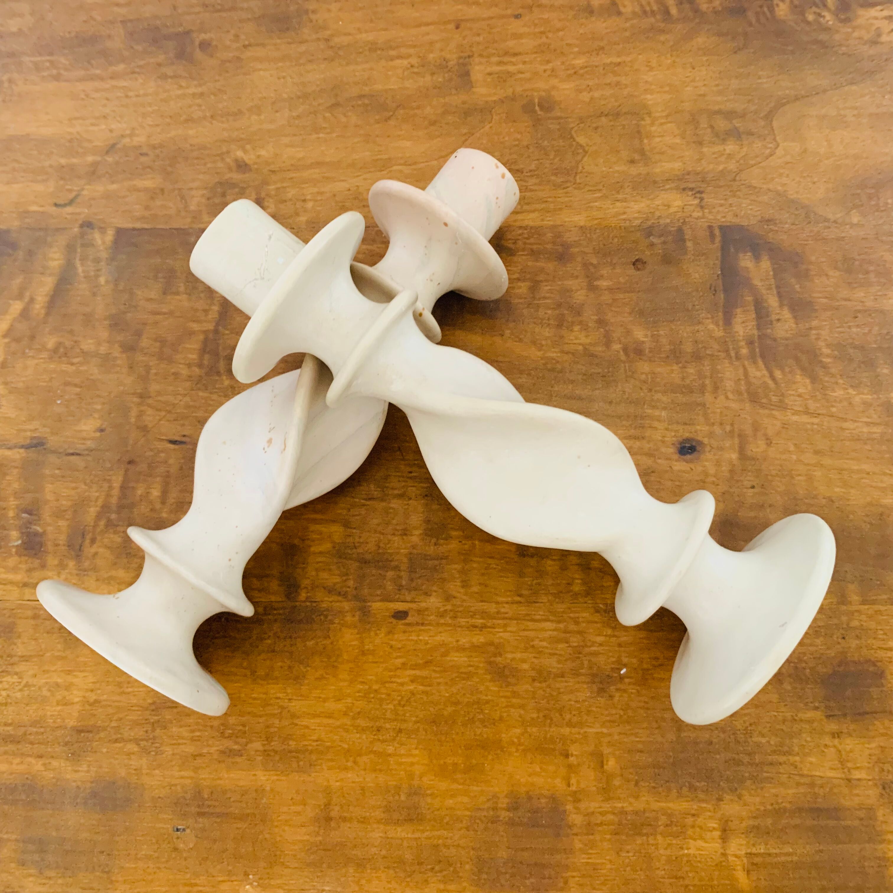 Pair of candle holders