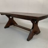 20th century solid fir monastery table