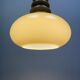 Grey glass pendant lamp by Peill & Putzler 1960