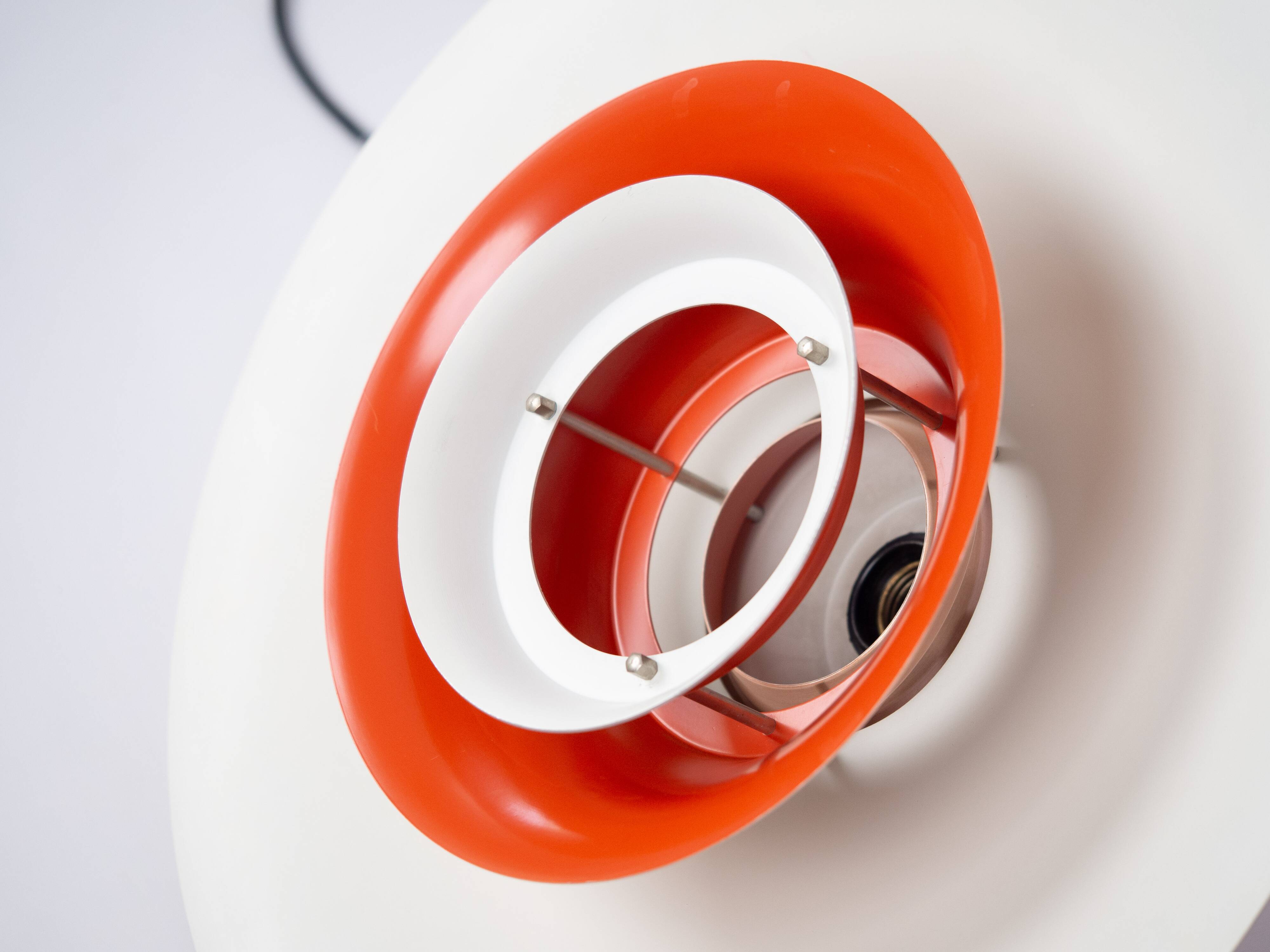 Suspension vintage danoise Lyskaer par Bent Nordsted, années 1980