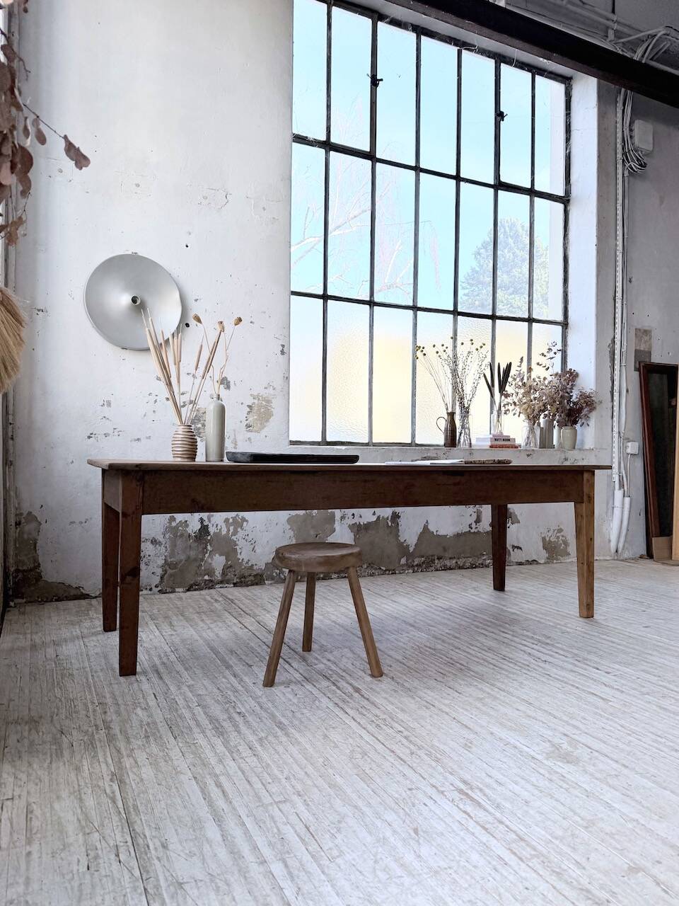 XL oak farmhouse table 1950 235cm