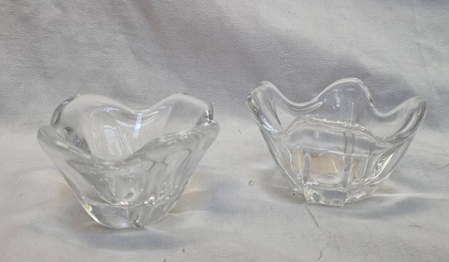 Crystal bowls from Daum France
