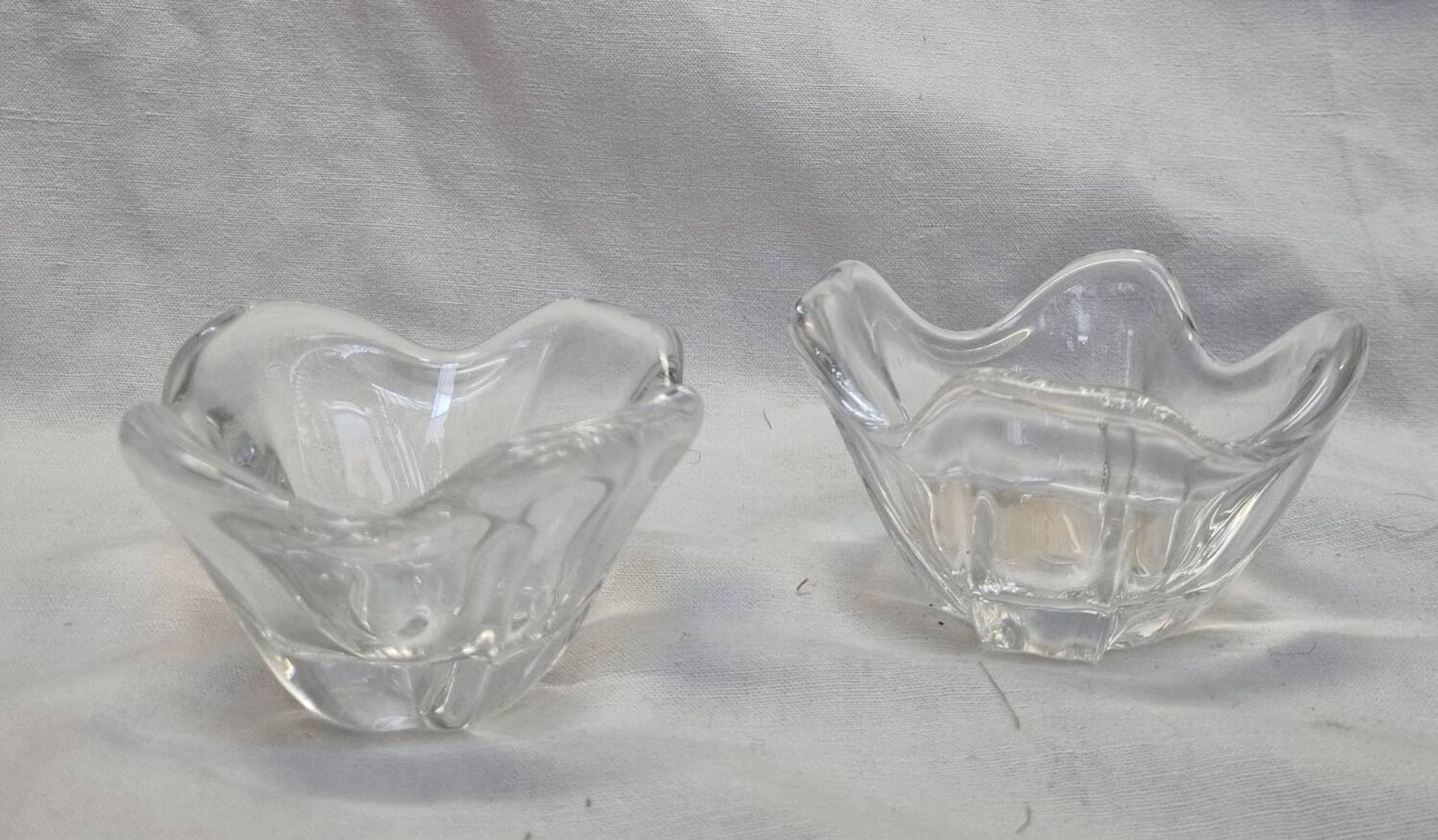 Coupelles cristal de Daum France