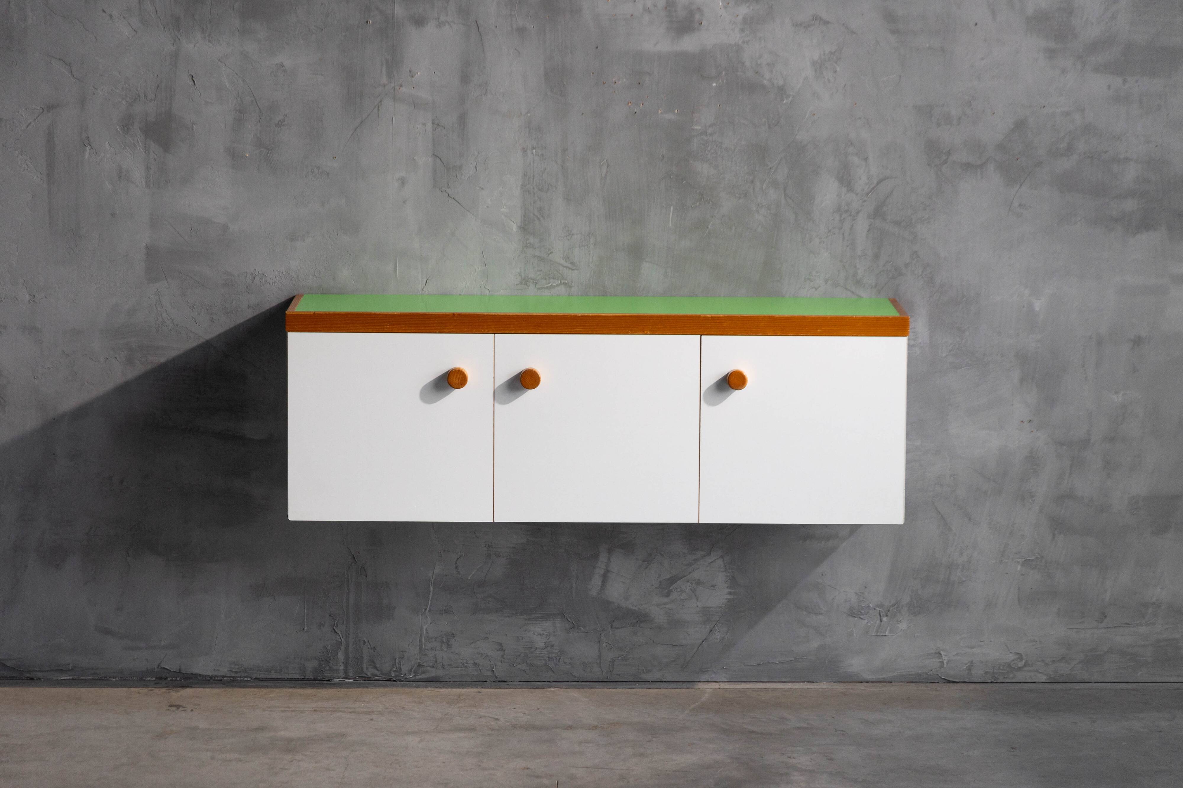 Wall mounted cabinet by Charlotte Perriand for Les Arcs, France, 1970s