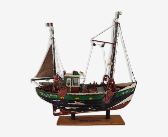 Maquette de chalutier boulonnais