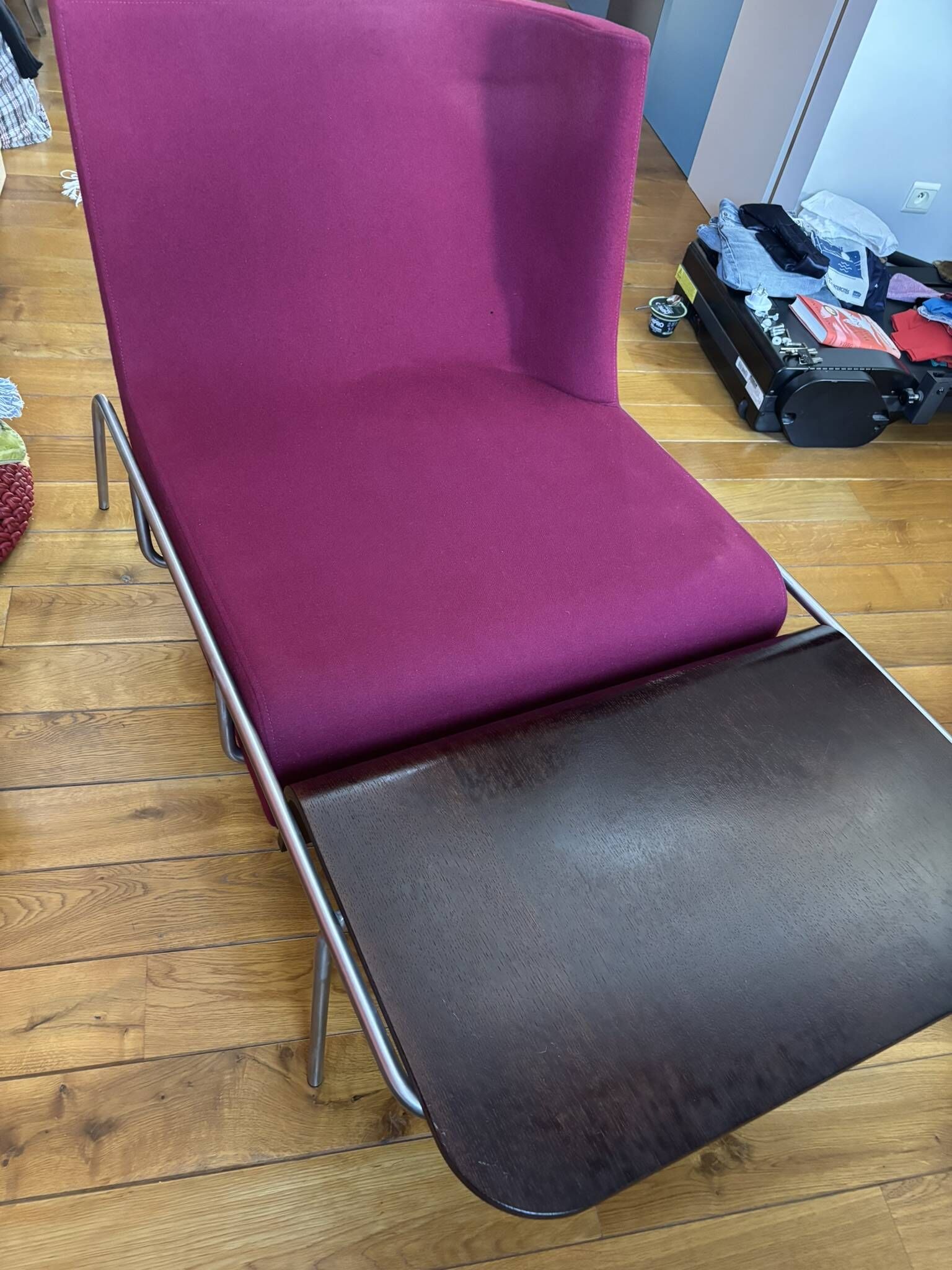 Tolozan armchair pair – Éric Jourdan – Ligne Roset 2002 – aluminium structure