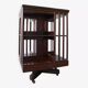 Rotating mahogany library, Regency style, early 20th century.
