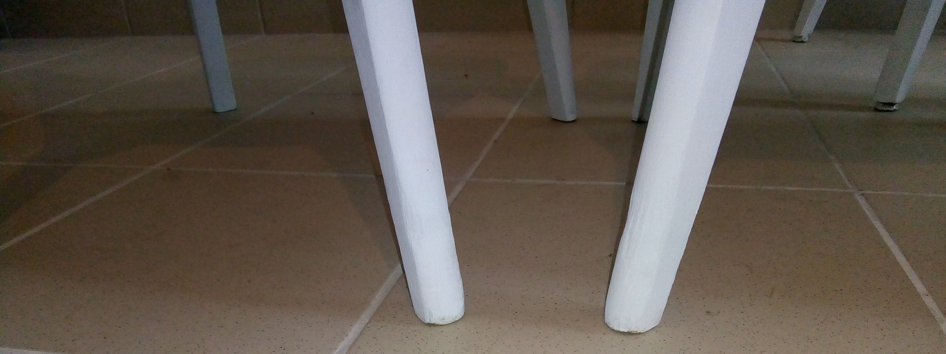 Lot de 4 chaises vintage monobloc 1950