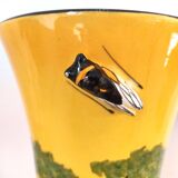 Vallauris vase creation by A.Ferlay cicada