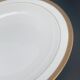 Hollow round flat limoges and gilding