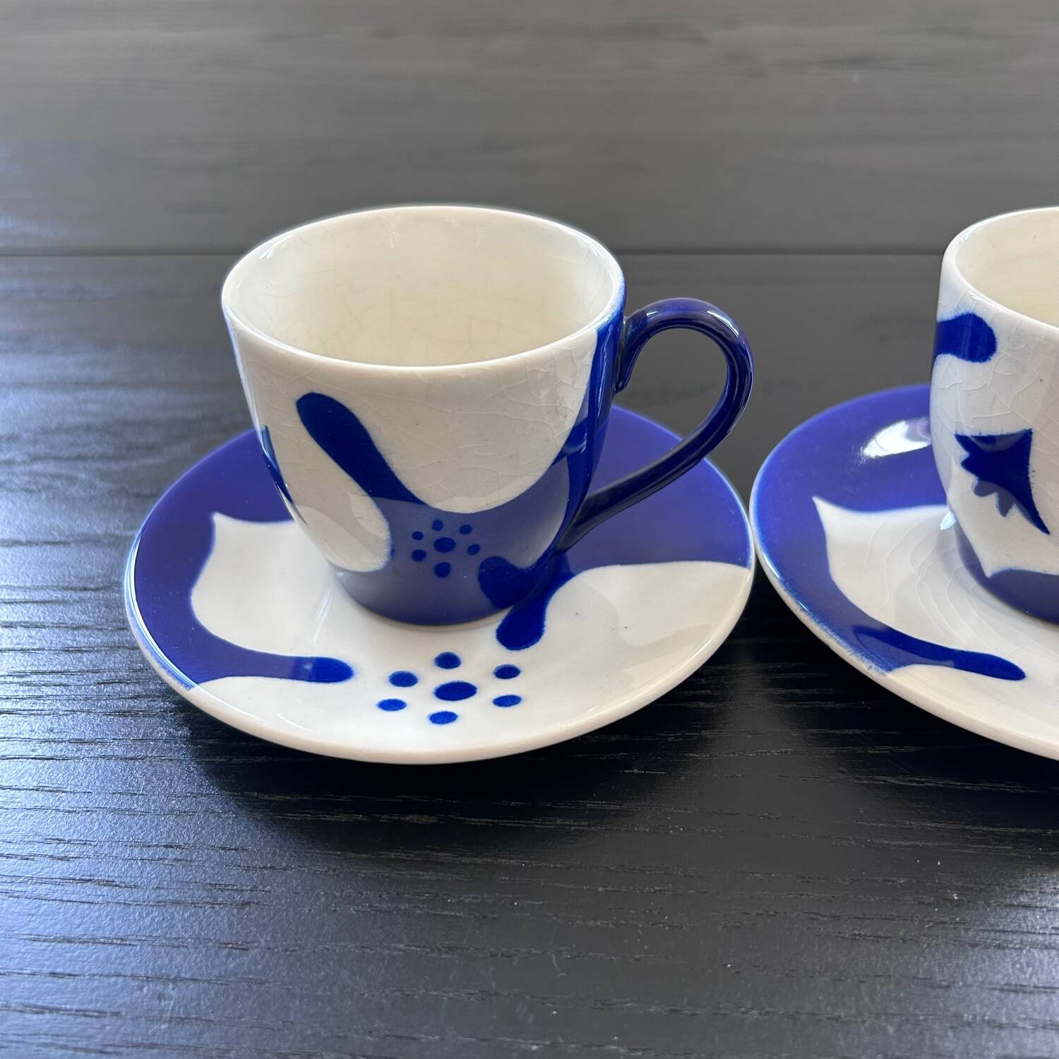 Pair of Habitat 1980 cups