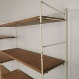 Modular metal and wood shelf