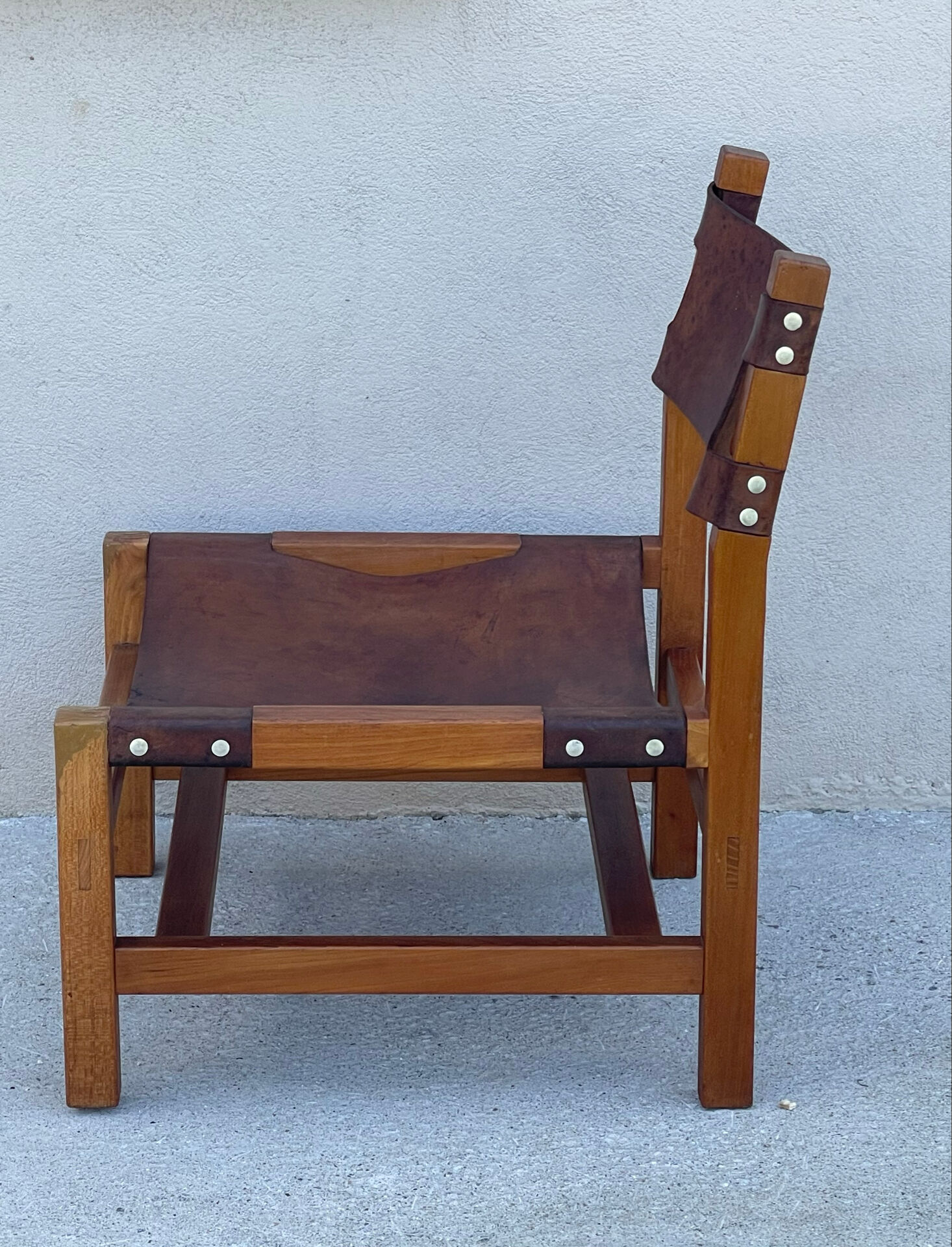 Fauteuil safari vintage 1970