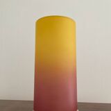 Vintage frosted glass cocktail lamp