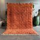 Naraja/ Mrirt Berber rug in orange natural wool